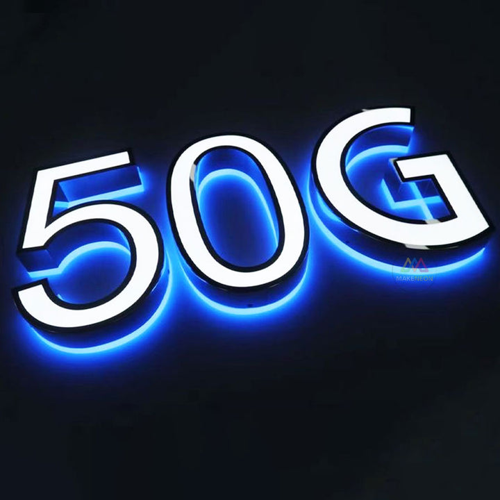 Custom 3D Front & Backlit LED Sign - Illuminated Letters for Business, Storefront, Shop