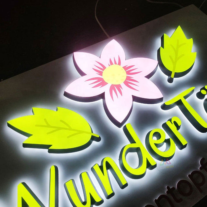 Custom 3D Front & Backlit LED Sign - Illuminated Letters for Business, Storefront, Shop
