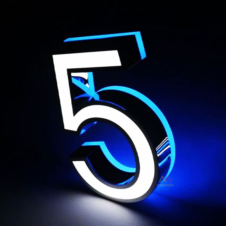 Custom LED Backlit & Frontlit 3D Sign - Channel Letters for Shop, Retail, Club, Business