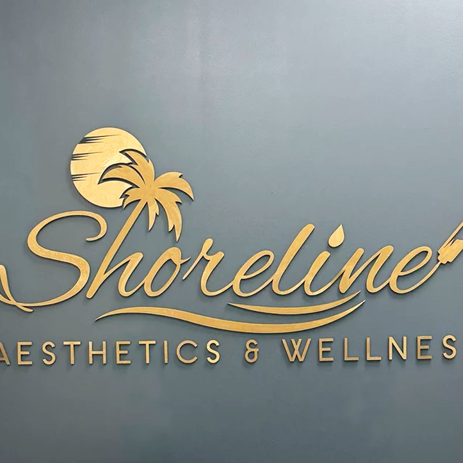 Custom Flat Cut Metal Letters - Laser Cut Wall Logo Signs for Business, Office