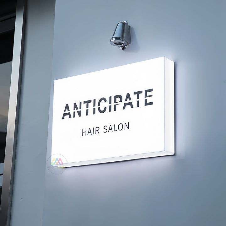 Custom Acrylic Light Box Sign for Shops and Businesses