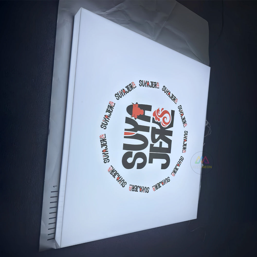 Custom Acrylic Light Box Sign for Shops and Businesses