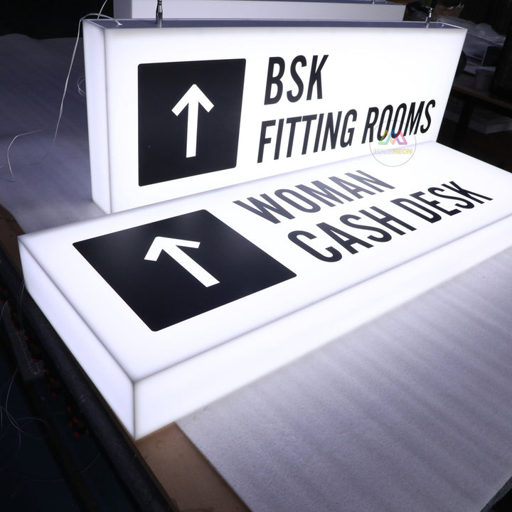 Custom Acrylic Light Box Sign - Wall Mounted LED Business Sign