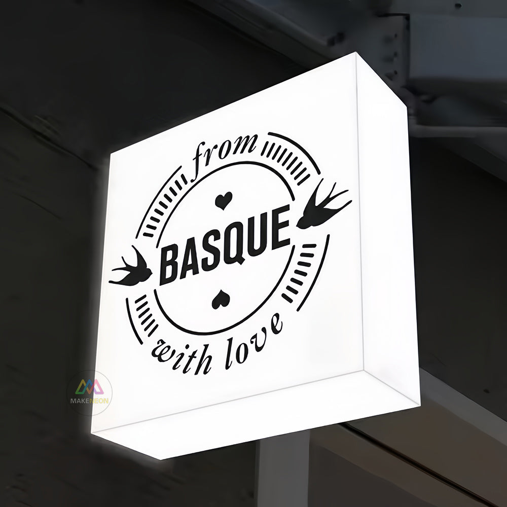 Custom Acrylic Light Box Sign for Shops and Businesses