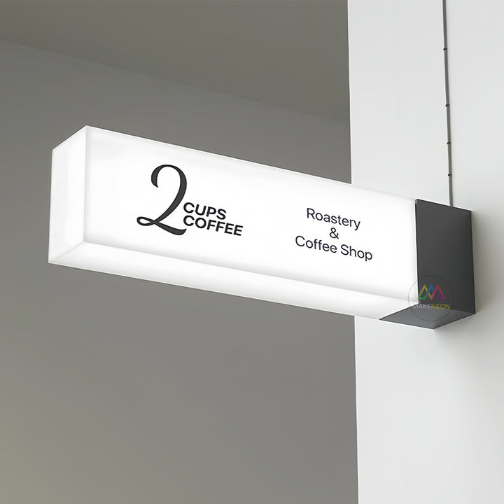 Custom Acrylic Light Box Sign for Shops and Businesses