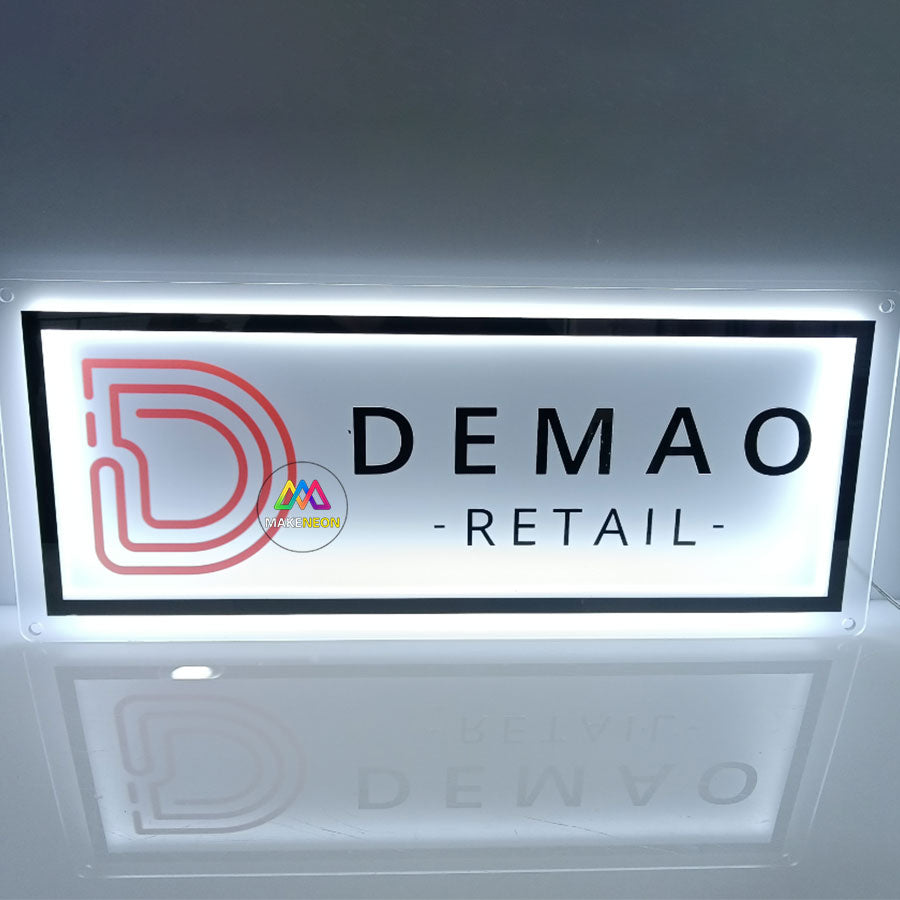 Custom Acrylic Backlit Sign for Clinics and Healthcare Spaces