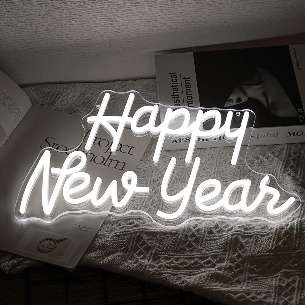 Happy New Year Neon Sign | New Year Neon Decor