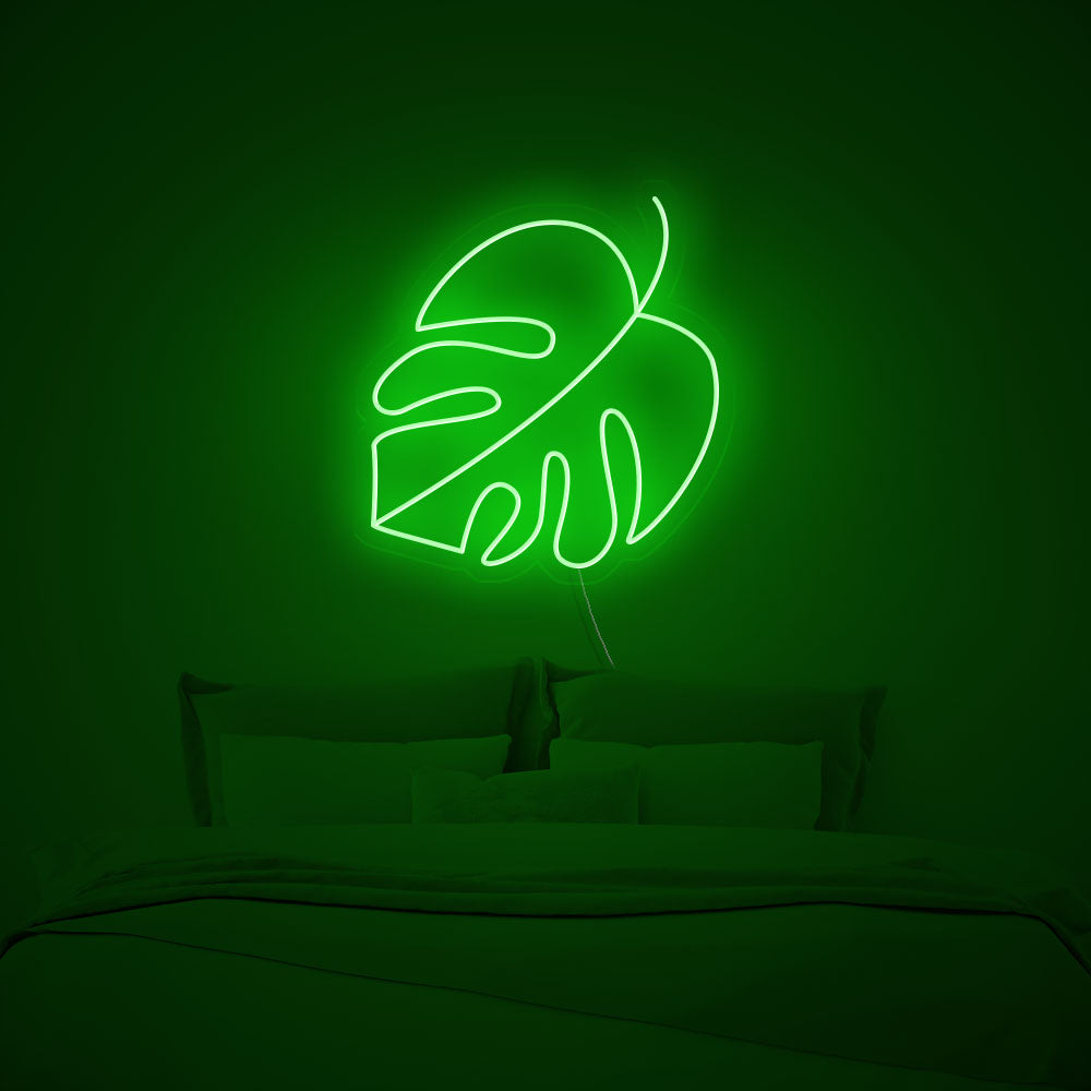 Monstera leaf LED Neon Signs For Living Room, Game Room, Interior Decor