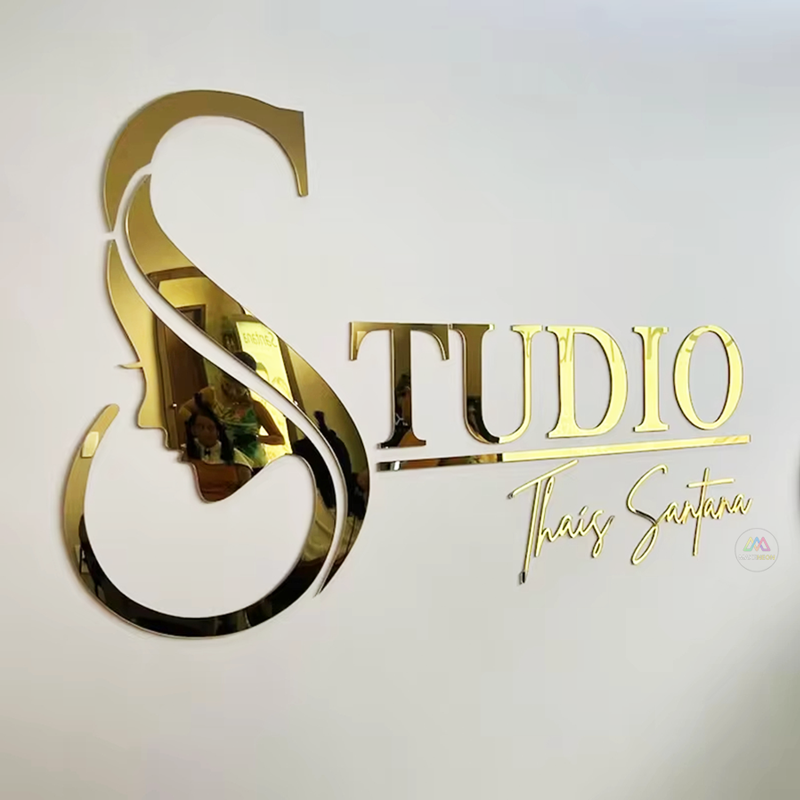 Custom Non-lit 3D Acrylic Letter Signs for Offices, Lobbies, Salons & Businesses