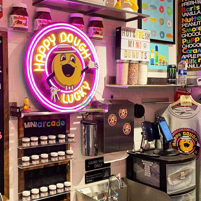 Neon Sign UV Printing - Neon Pop Art