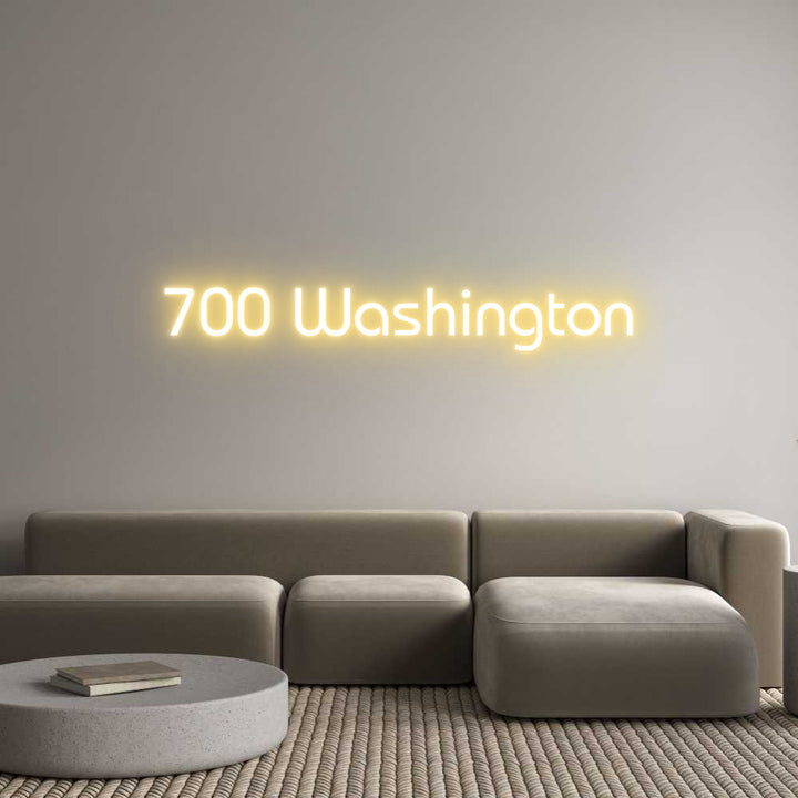 Custom Neon: 700 Washington