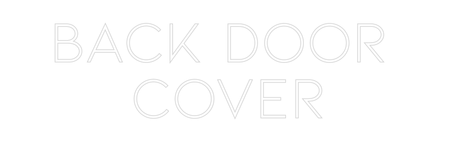 Custom Neon: Back Door 
C...