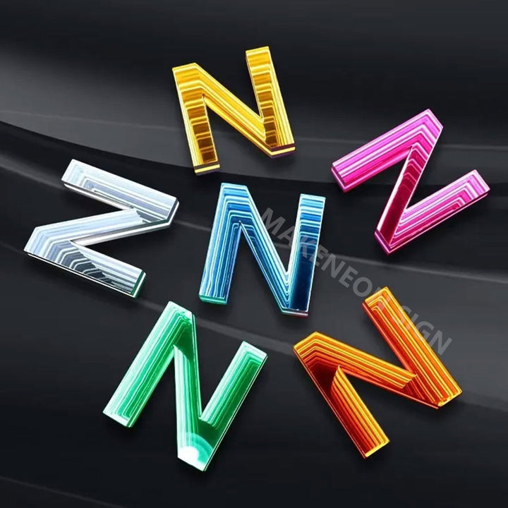 Custom 3D Infinity Mirror LED Channel Letters - Infinity Mirror Logo Signs
