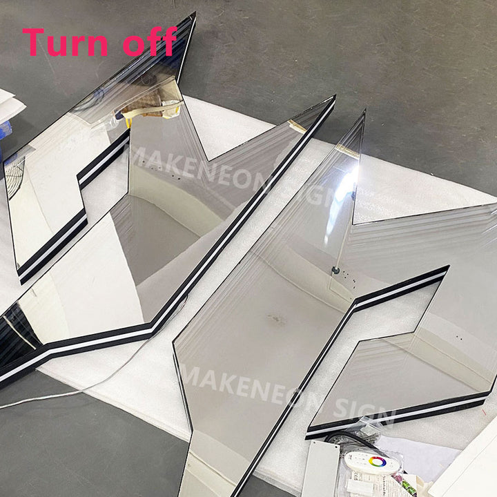 Custom 3D Infinity Mirror LED Channel Letters - Infinity Mirror Logo Signs
