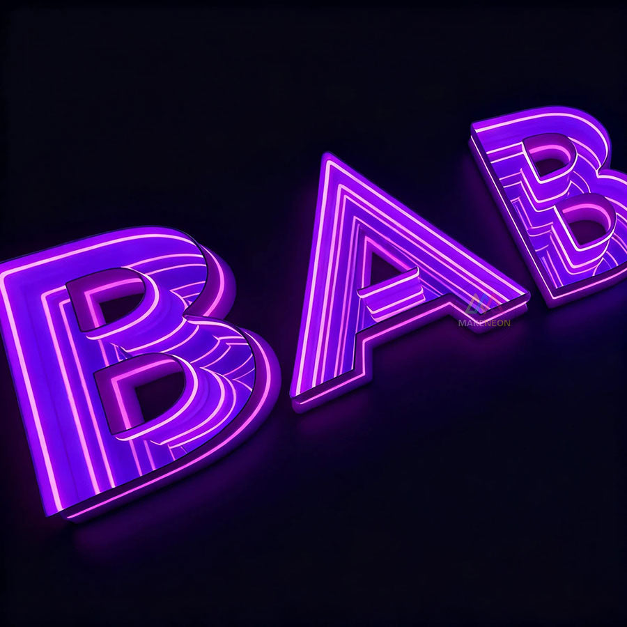 Custom 3D Infinity Mirror Channel Letters - LED Logo Signs for Businesses, Restaurants, Bars & Clubs