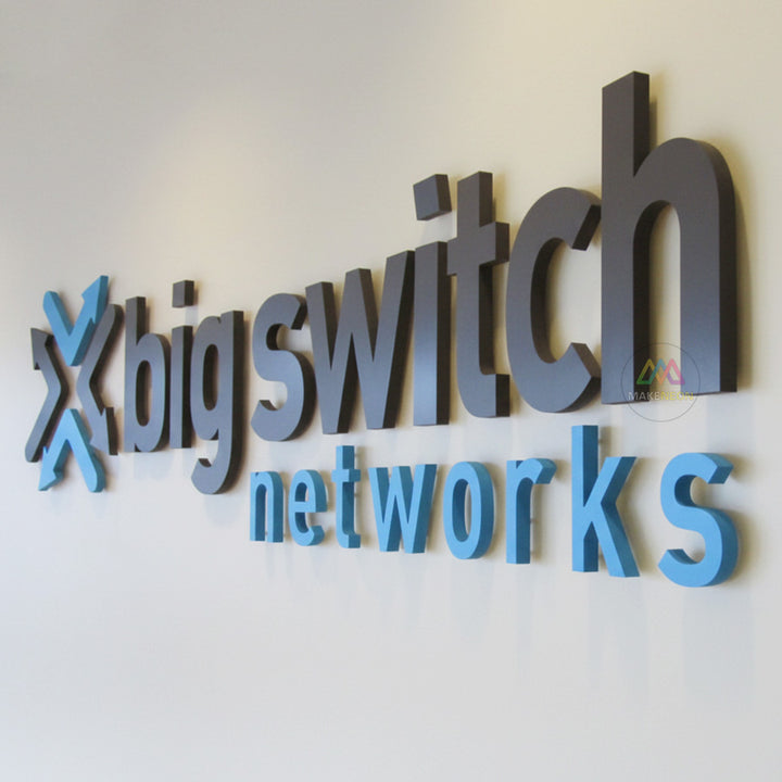 Custom Non-Illuminated 3D Metal Sign Letters - Dimensional Wall Sign for Business