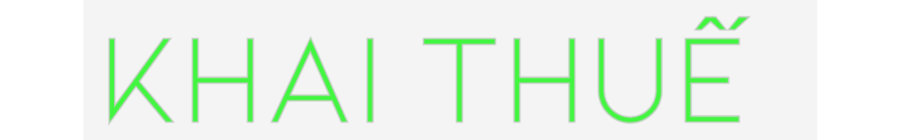 Custom Neon: KHAI THUẾ