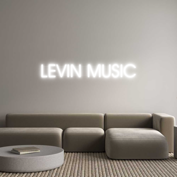 Custom Neon: LEVIN MUSIC