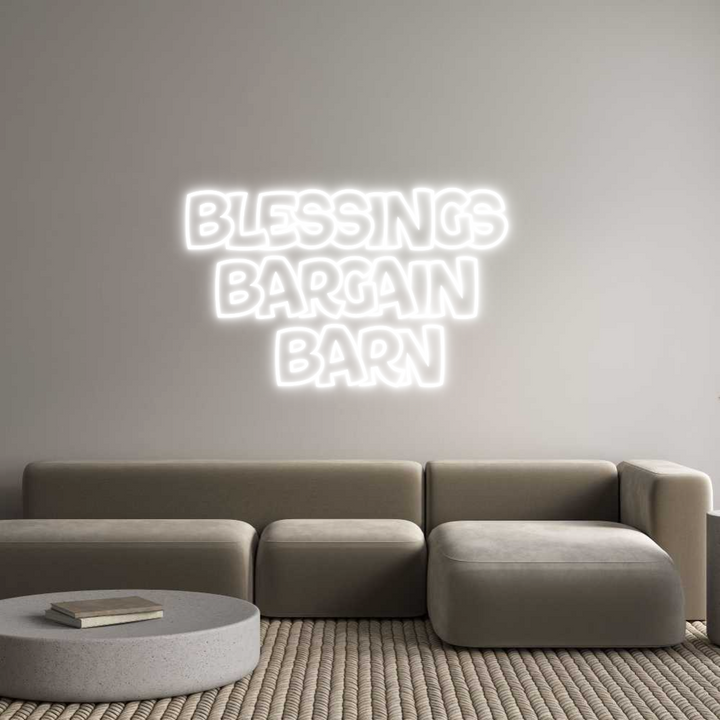 Custom Neon: Blessings 
B...