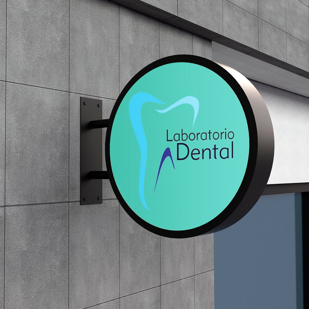 Round Light Box For Store Front, Custom Business Light Sign For Shop ...