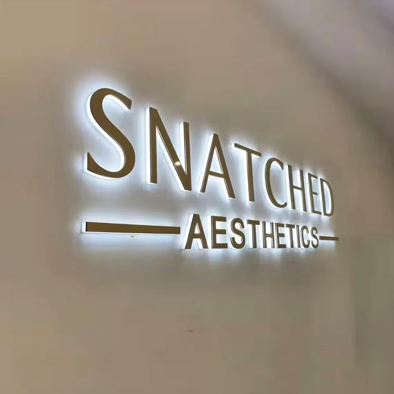 Custom 3D Metal Backlit Sign For Business – Make Neon