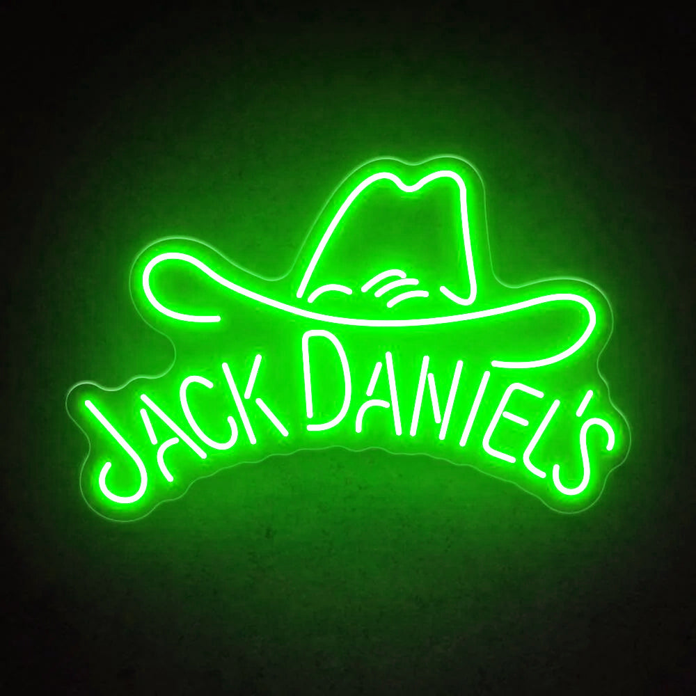 Jack Daniels Bar Neon Sign - Multicolor Neon Sign For Bar
