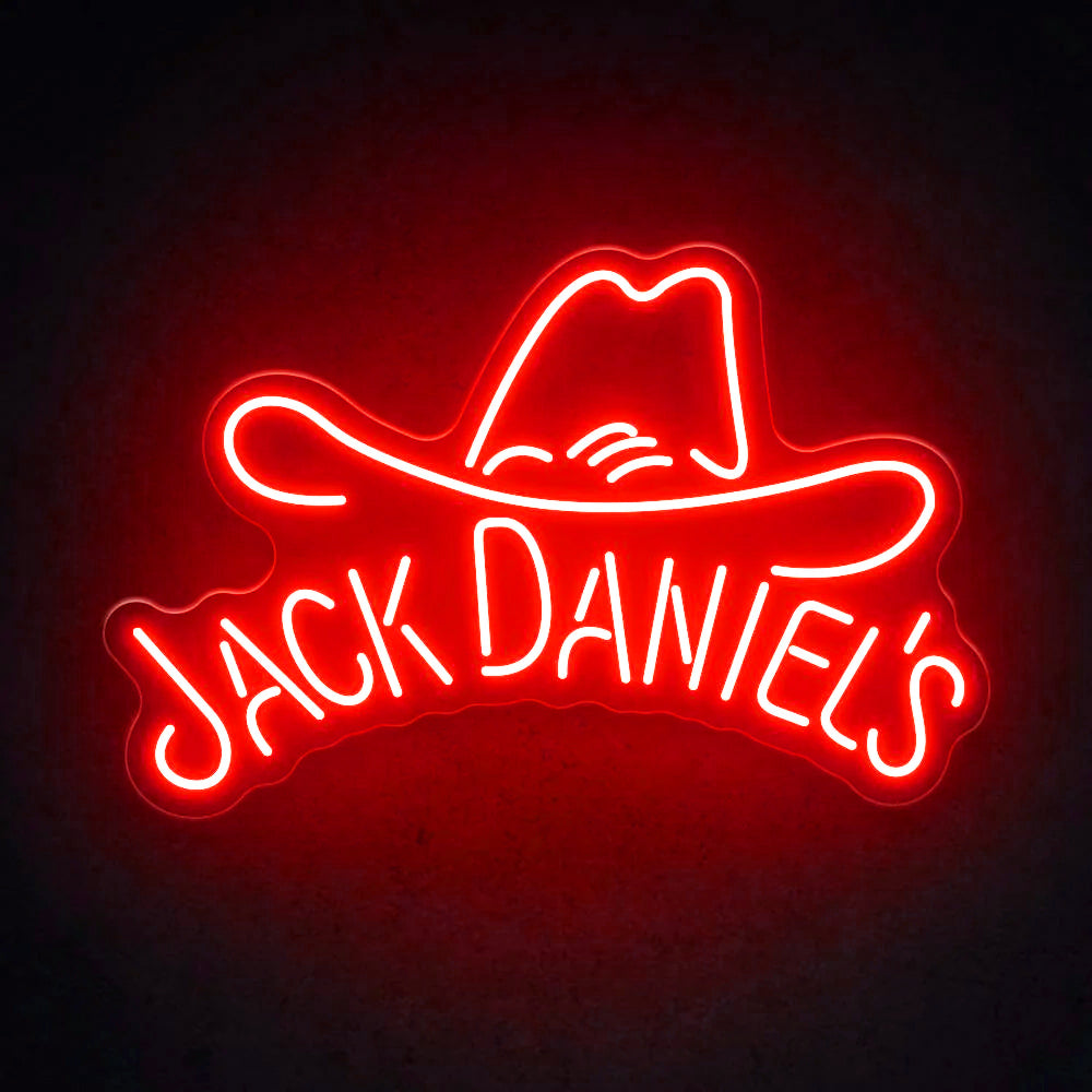 Jack Daniels Bar Neon Sign - Multicolor Neon Sign For Bar