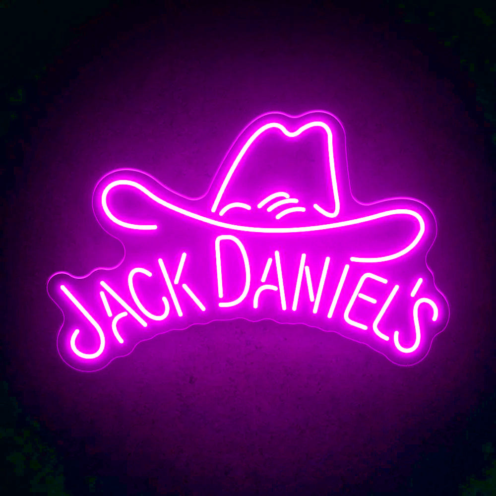 Jack Daniels Bar Neon Sign - Multicolor Neon Sign For Bar