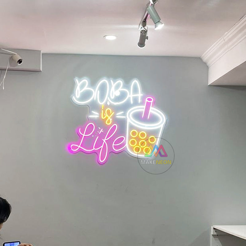 Custom Neon Light with UV Printing Logo - Custom Picture Neon Sign - Illuminate Your Brand!