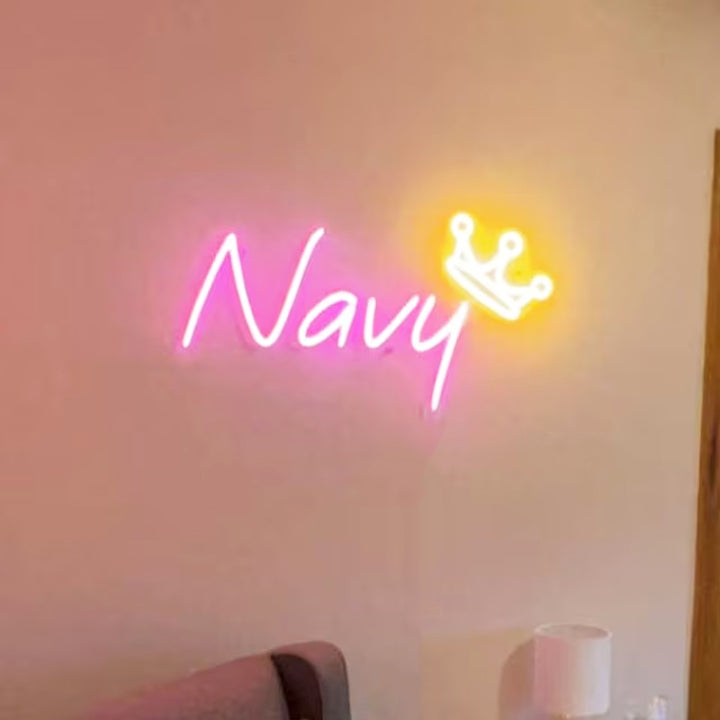 MAKE NEON - Custom LED Neon Name Sign For Birthday Gifts, Name Sign For Kids Room