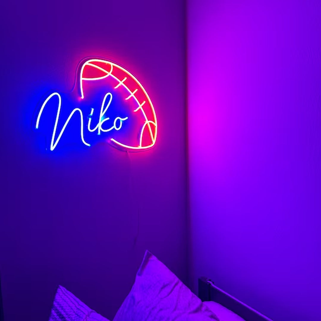MAKE NEON - Custom LED Neon Name Sign For Birthday Gifts, Name Sign For Kids Room