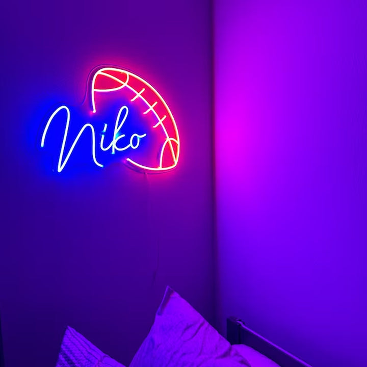 MAKE NEON - Custom LED Neon Name Sign For Birthday Gifts, Name Sign For Kids Room