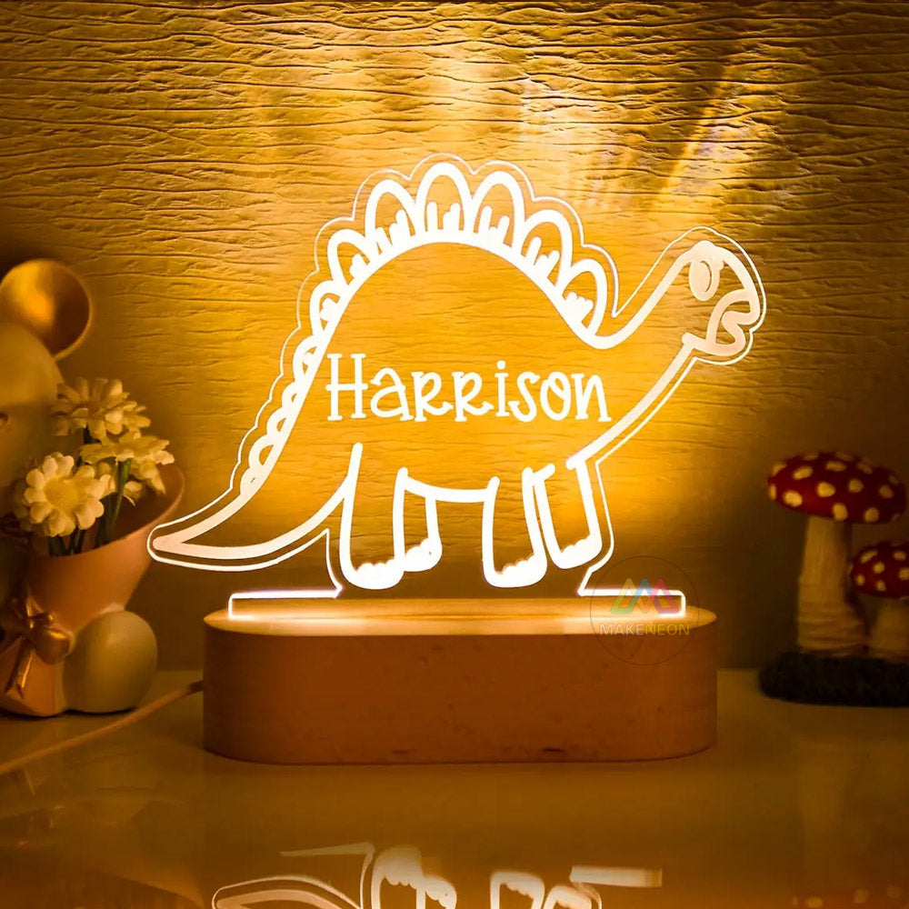 Customized Name Night Light, Personalized Bedroom Decor Name Sign For Gift
