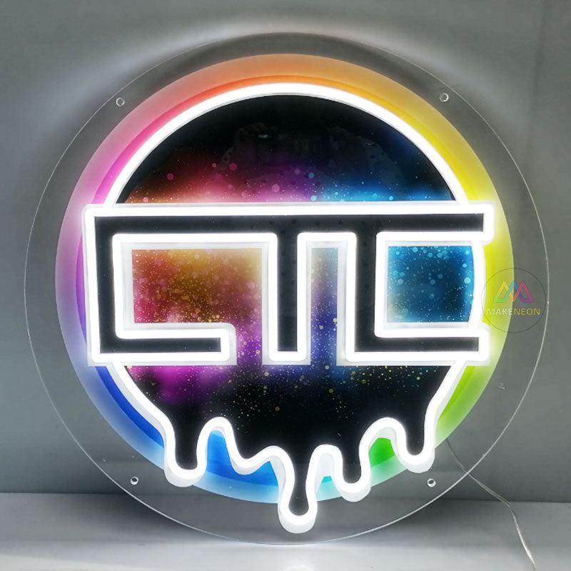 Custom Neon Light with UV Printing Logo - Custom Picture Neon Sign - Illuminate Your Brand!