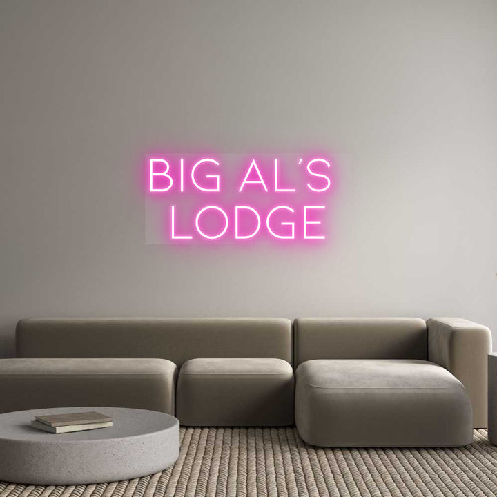 Custom Neon: Big Al's 
Lo...