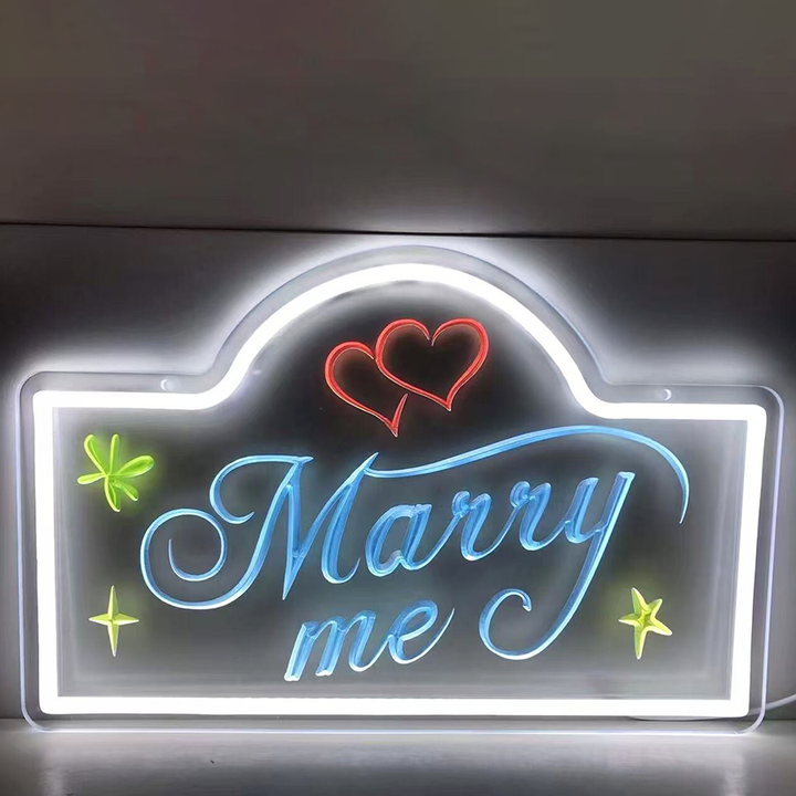 New Year Embossed Neon - Custom Engraved Neon Sign For Home, Bar, Business, Studio