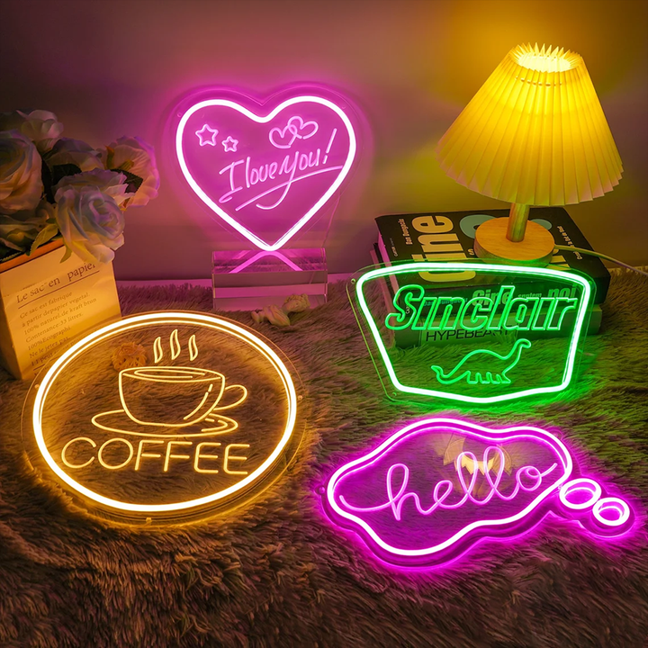 Christmas Embossed Neon - Custom Engraved Neon Sign For Family, Bar, Room, Shop