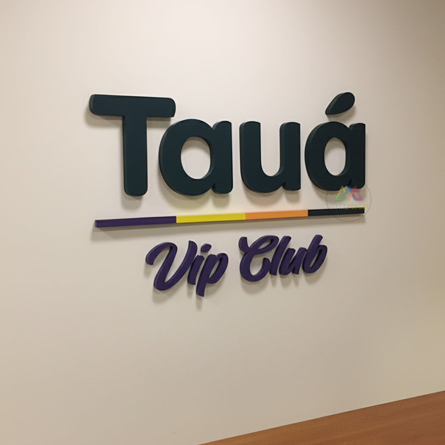 Custom Non-Illuminated 3D Metal Sign Letters - Dimensional Wall Sign for Business