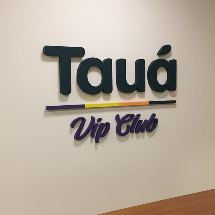 Custom Non-Illuminated 3D Metal Sign Letters - Dimensional Wall Sign for Business