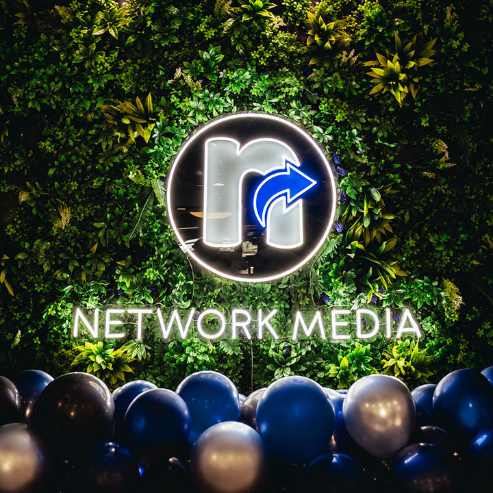 Personalized Neon Logo Sign - Custom LED Neon Display for Events, Stores & Commercial Spaces