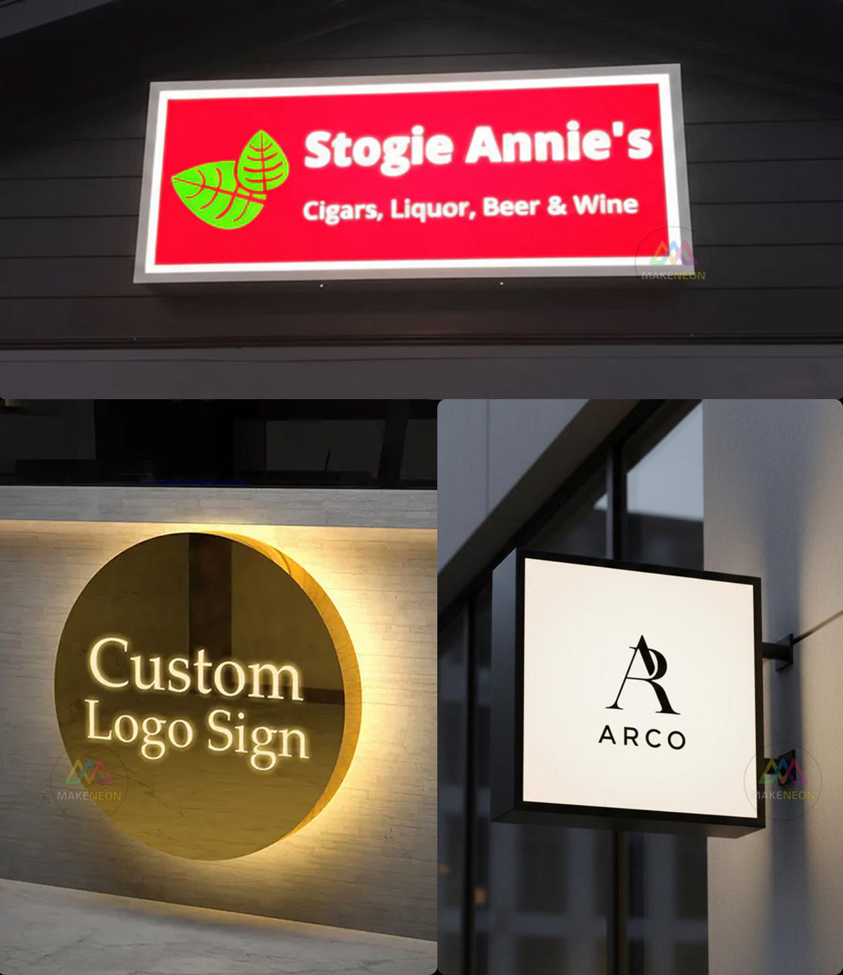 Custom LED Neon Signs | Wedding Business Event Neon Signs | MakeNeon ...