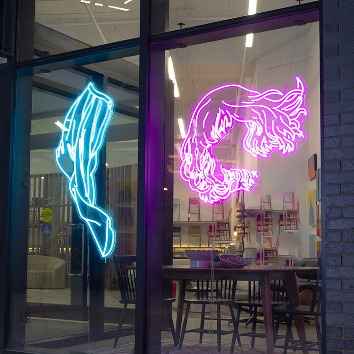 Personalized Neon Logo Sign - Custom LED Neon Display for Events, Stores & Commercial Spaces