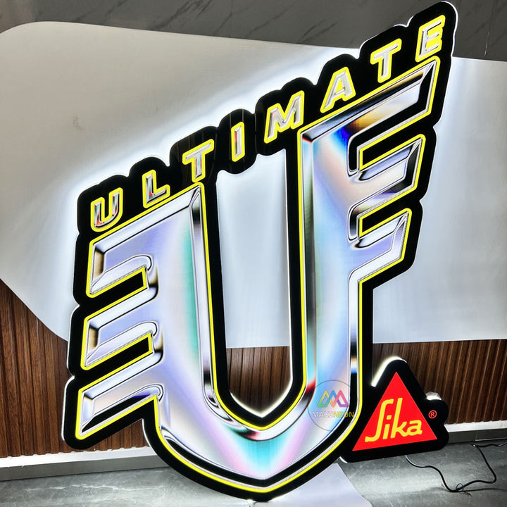 Custom LED Acrylic Advertising Sign - Ultra-Thin Light Box for Business