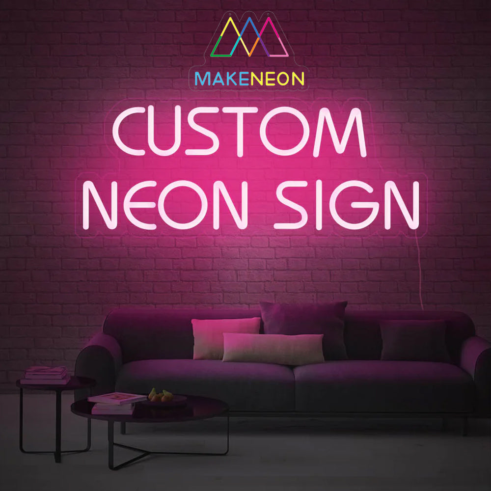 Custom LED Neon Signs For Business, Bar, Gym, Salon, Tattoo, Dentists - MakeNeon Fast Custom LED Neon Signs