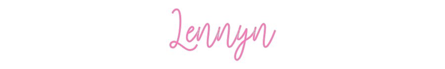 Custom Neon: Lennyn