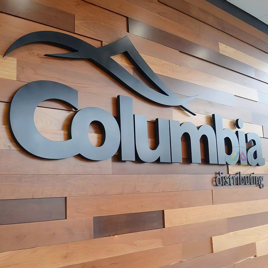 Custom Non-Illuminated 3D Metal Sign Letters - Dimensional Wall Sign for Business