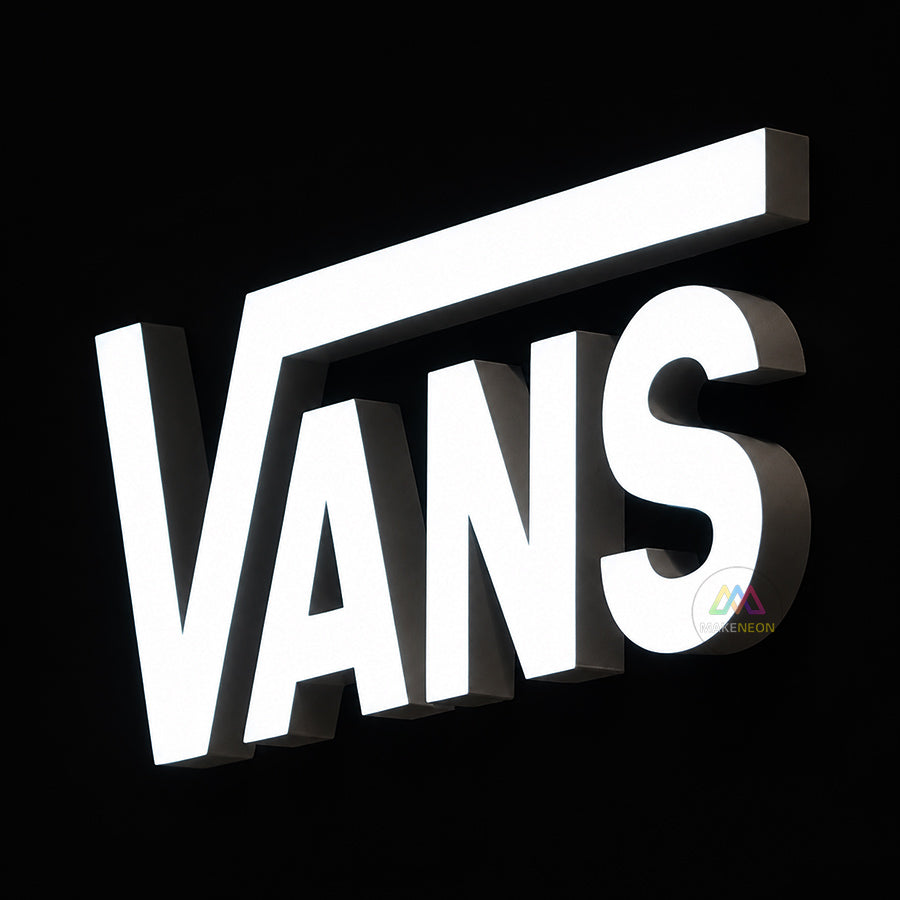 Custom 3D Metal Front Lit Sign - Face Lit Channel Letter Logo Sign for Business