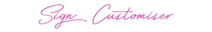 Custom Neon: Sign Customiser