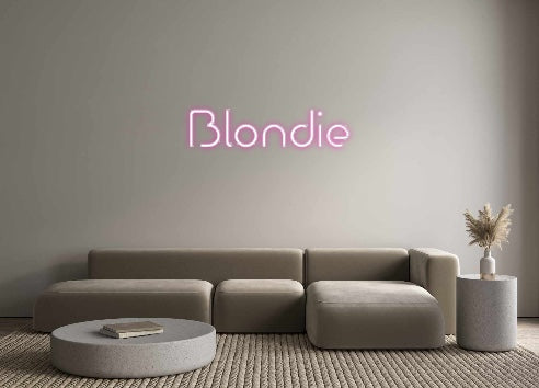 Custom Neon: Blondie