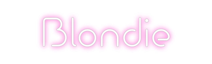 Custom Neon: Blondie